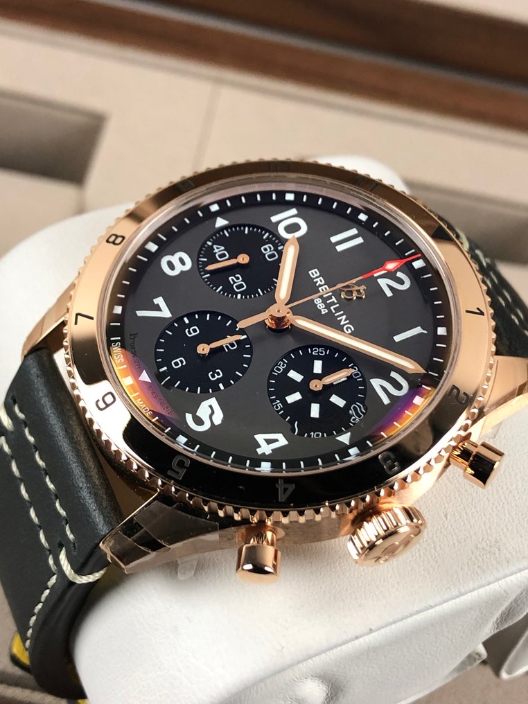 Breitling - Classic Avi Chronograph P-51 Mustang 18K Gold - R233801A1B1X1 - Men - 2020+ #2.1