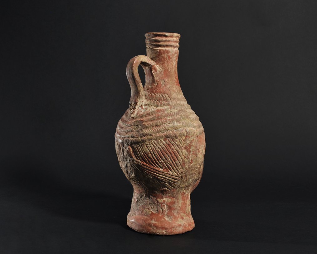 Roma Antiga Cerâmica Jarro de uma Cabeça com teste TL - 25.5 cm #4.3