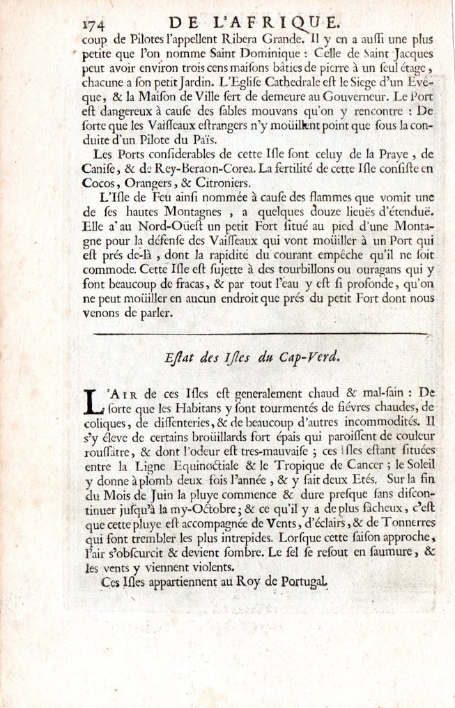 Afrika - Kap Verde; M. Mallet - Isles du Cap Verd - 1683 #4.3