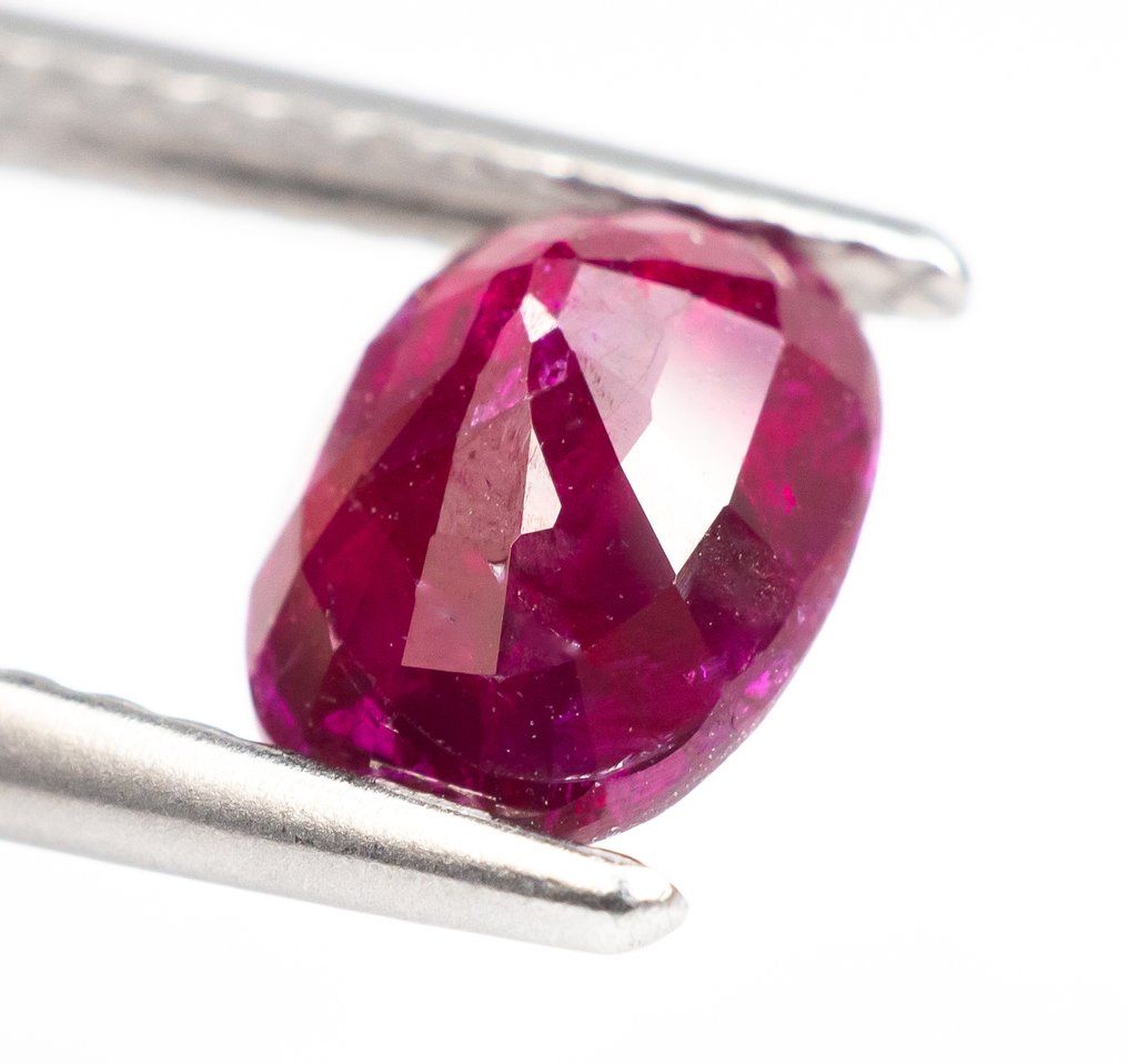 没有保留价 红宝石 - 1.15 ct - Bellerophon 宝石实验室 - 深红色(莫桑比克) #4.3