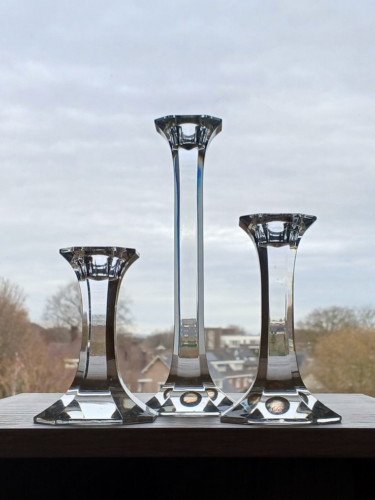 Dresden Crystal - Κηροπήγιο (3) - Μπλε κρύσταλλο / Κρύσταλλο με μόλυβδο #1.0