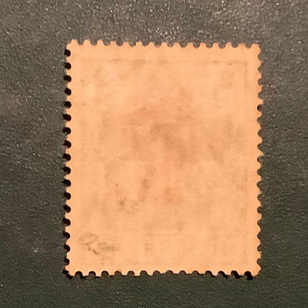 波兰 1919 - 德国印章,带有头部图案,编号为5,已检验 - Michel 135 K #4.3