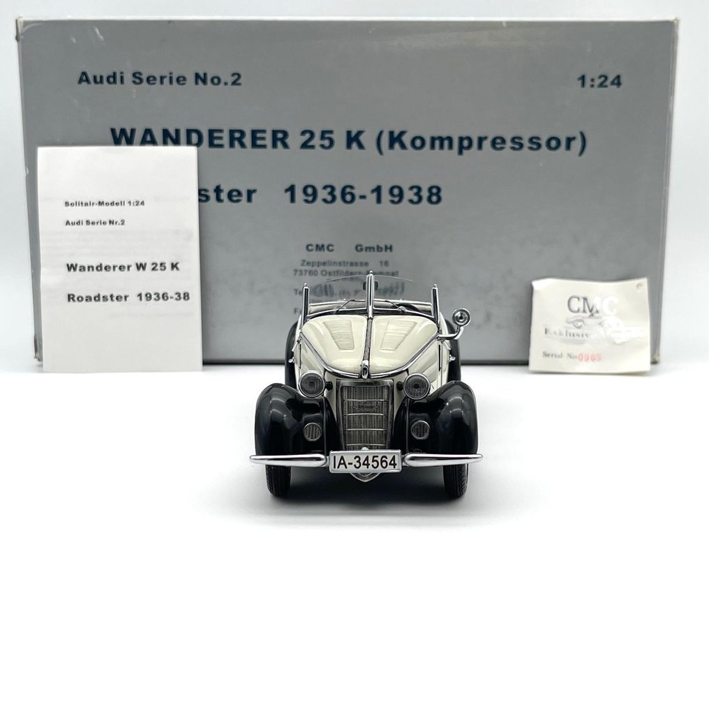 CMC 1:24 - Modellauto - Wanderer 25 K Roadster - 1936-38 #1.0