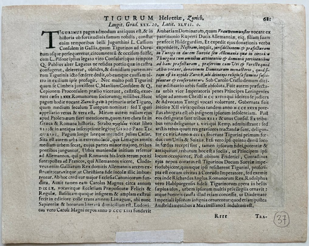 Netherlands - Utrecht; L. Guicciardini - Vtrecht - 1601-1620 #4.3