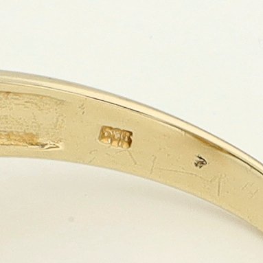 Ring - 14 karaat Geel goud Diamant (Natuurlijk) - Saffier/robijn/smaragd #3.2