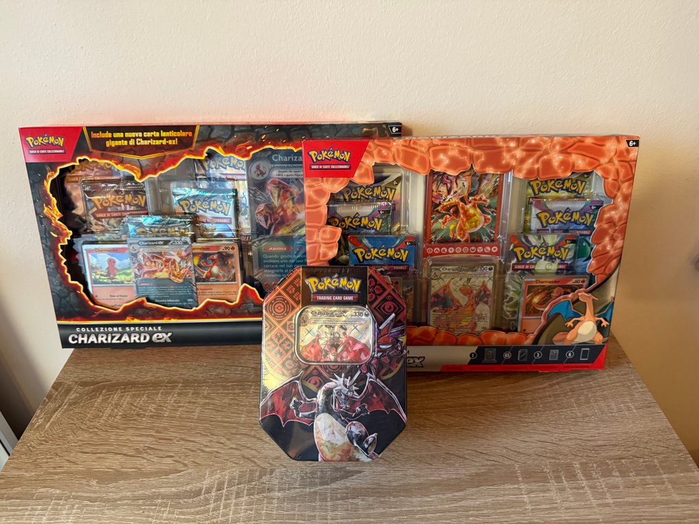 Pokémon - 3 Box - Collezione Premium Charizard-ex - Various sets #1.0