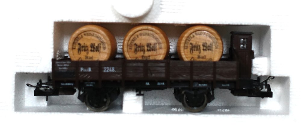 Trix H0 - 21252 - Model train wagon (1) - Four-piece wagon set 'Pfalz-Bahn' #4.3