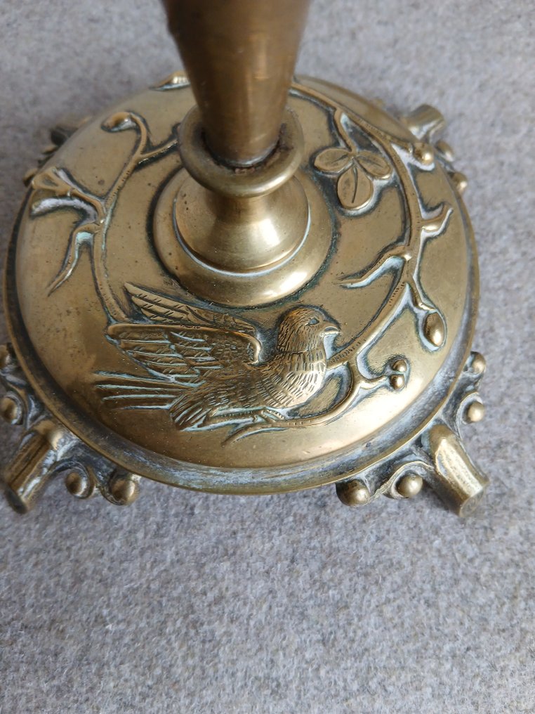 Suport de lumânări (2) - Bronz - Art Nouveau - sfârșitul secolului al XIX-lea #3.2
