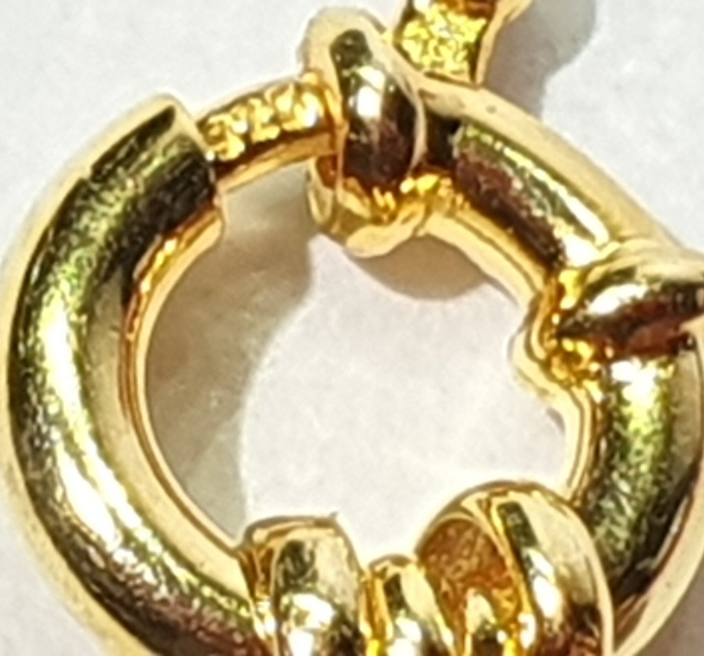 天然红玛瑙 - 非常罕见 - 能量与激情 - 925纯银扣 - 頸鏈 #3.2