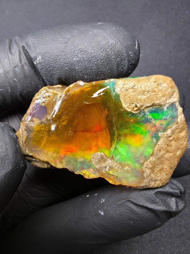 95.40克拉天然水晶蛋白石 粗糙- 19.08 g #4.3