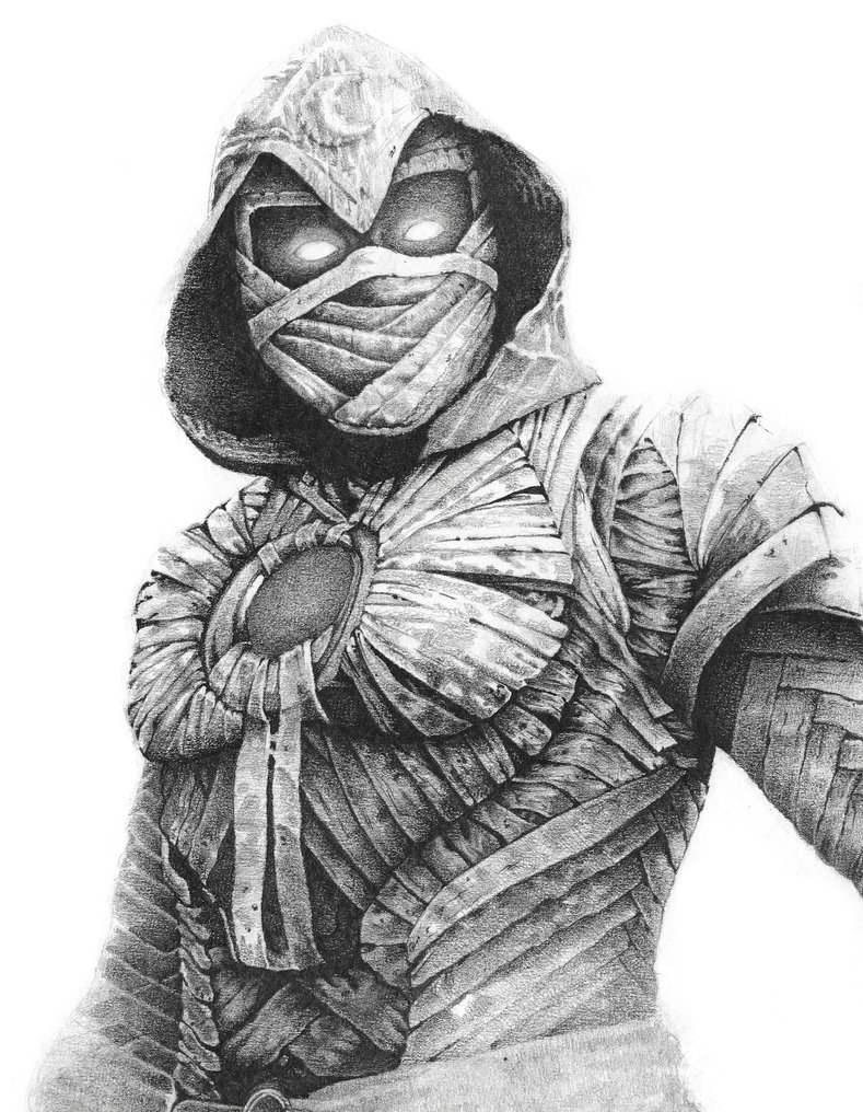 Joaquin Ramal - 1 Fine Art Print - Moon Knight - Embossed Edition #3.2