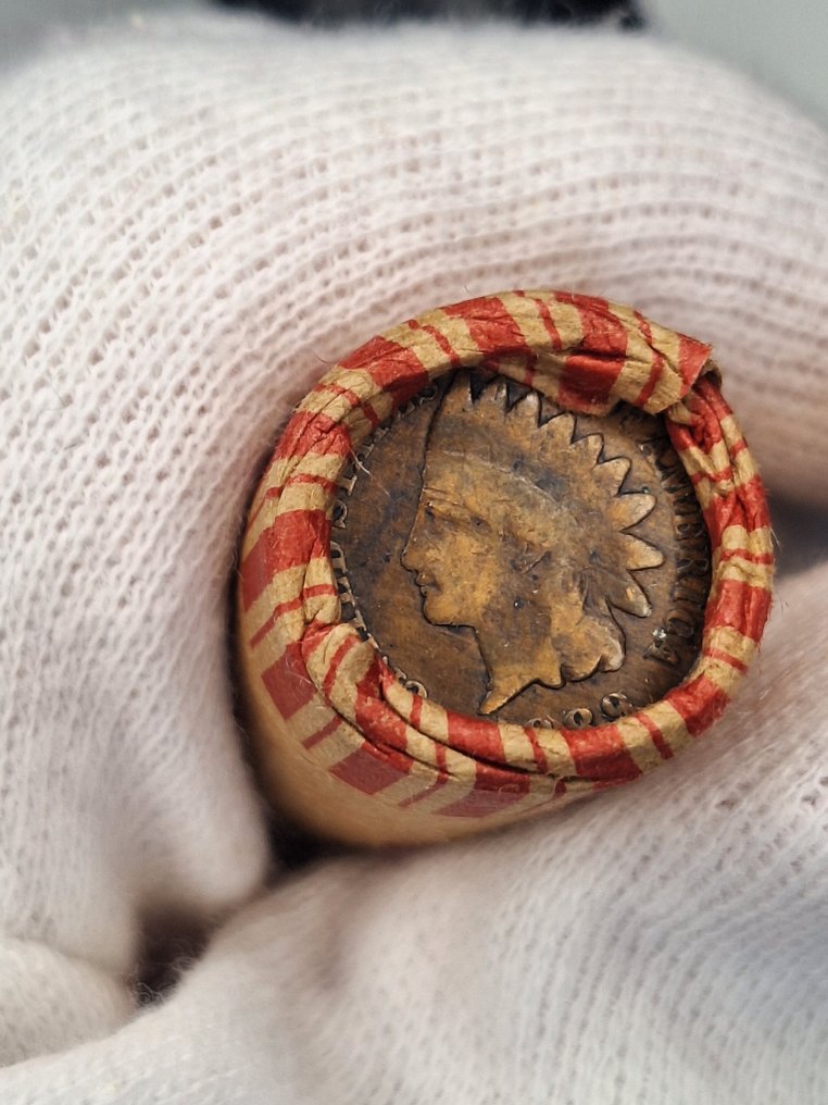 Ηνωμένες Πολιτείες. 1 rol containing Indian Head 1889 on one end/Indian Head on the other end (χωρίς τιμή ασφαλείας) #1.0