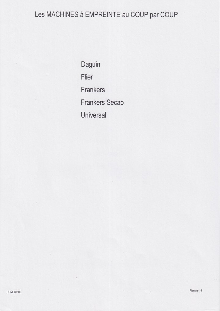 Γαλλία 1932/1941 - Ενδιαφέρουσα μελέτη των μηχανικών αποτυπώσεων τύπου «Ειρήνη» και «Pétain», πολύ ολοκληρωμένη. - Yvert #1.0