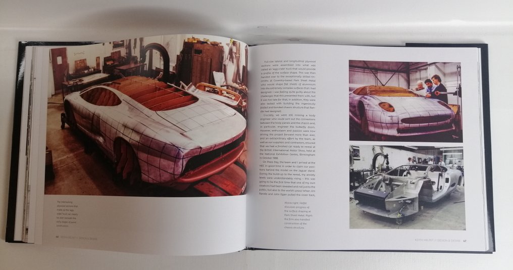 Design Desire Keith Helfet boek, Jaguar XJ220, XK180, F-type concept - Esite - 2023 #2.1