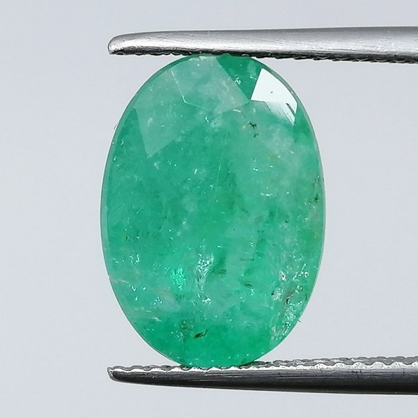 1 pcs Πράσινο Σμαράγδι - 5.85 ct - Instituto Gemólogico Español (IGE) - Μικρό πετρέλαιο #1.0