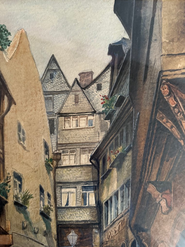 Bernhard Liebig (1873-1937) - Stadtszene #4.3