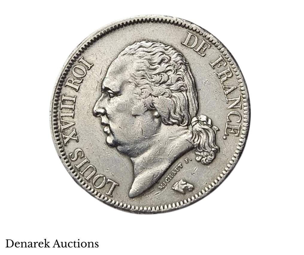 Frankrijk. Louis XVIII. 5 Francs 1816-A, Paris (Zonder minimumprijs) #1.0