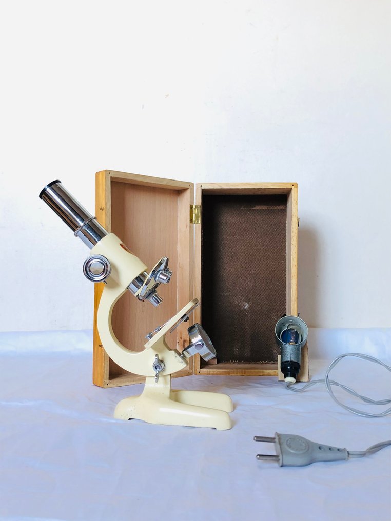 显微镜 - 1950-1960 - 法国 - ancien Optico Paris #1.0