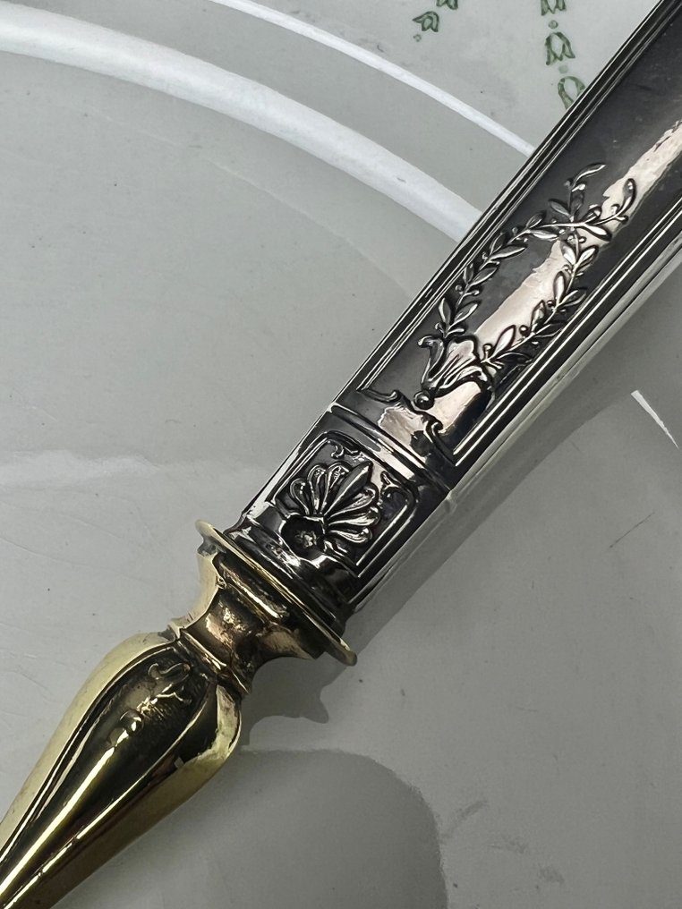 August Girard - Πιατέλες σαλάτας (3) - .800 silver - 1910-1920 - Γαλλική σετ σερβιρίσματος Silver #4.3