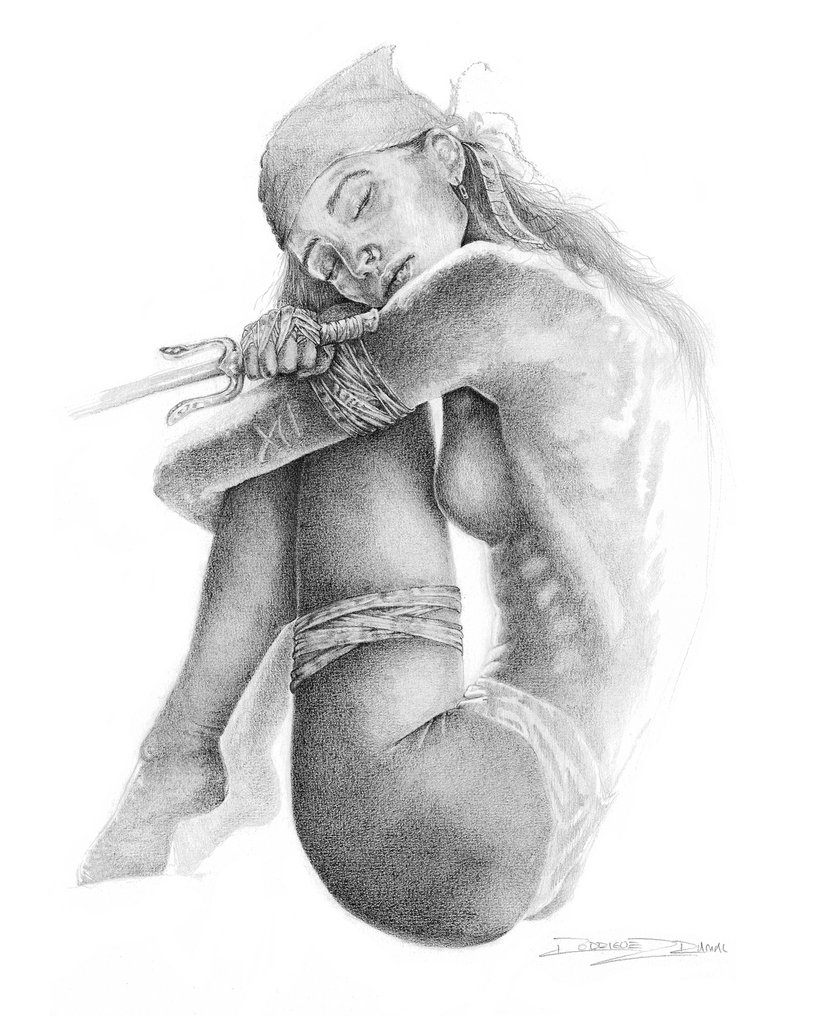 Joaquin Ramal - 1 美术印刷 - Elektra Sleeping - Embossed Edition #4.3