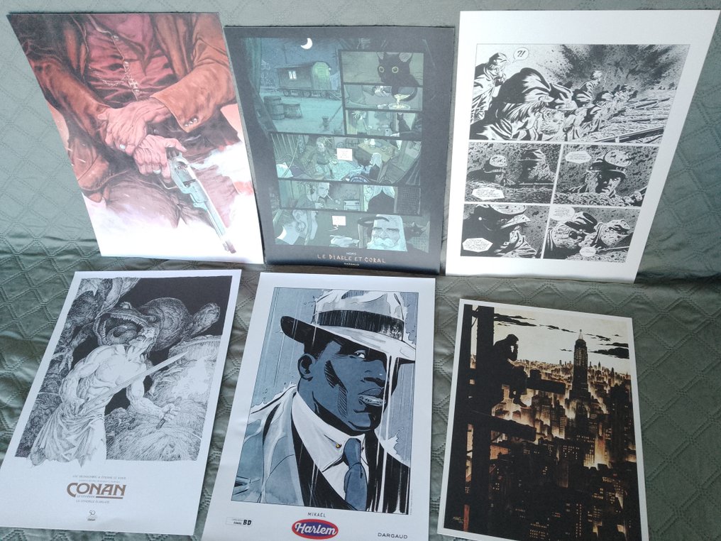 Lot de tirés à part et ex-libris BD - Ex libris  #4.3