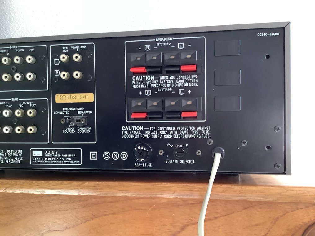 Sansui - AU-517 Solid state stereo amplifier #4.3