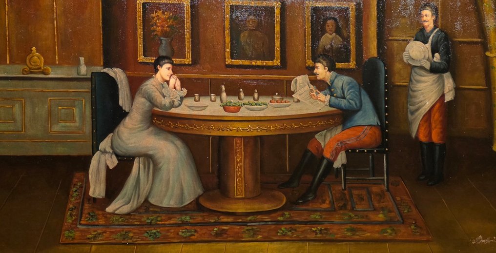 Ιταλική σχολή (XX) - Cena aristocratica - XL format #1.0