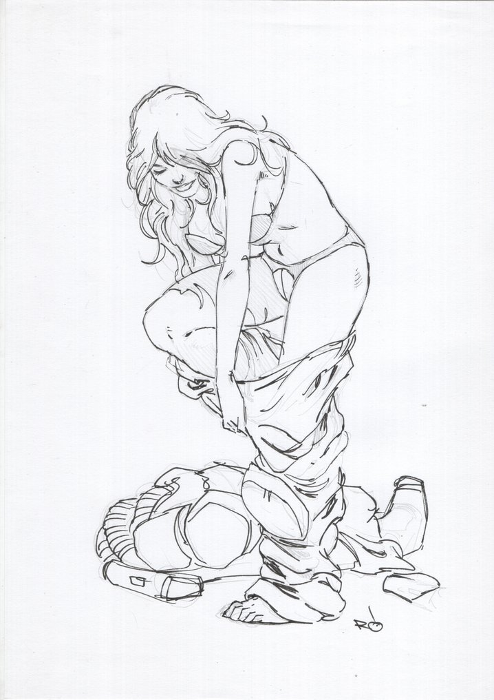 Romano Molenaar - 1 Original page - vrouw - Vrouw #1.0