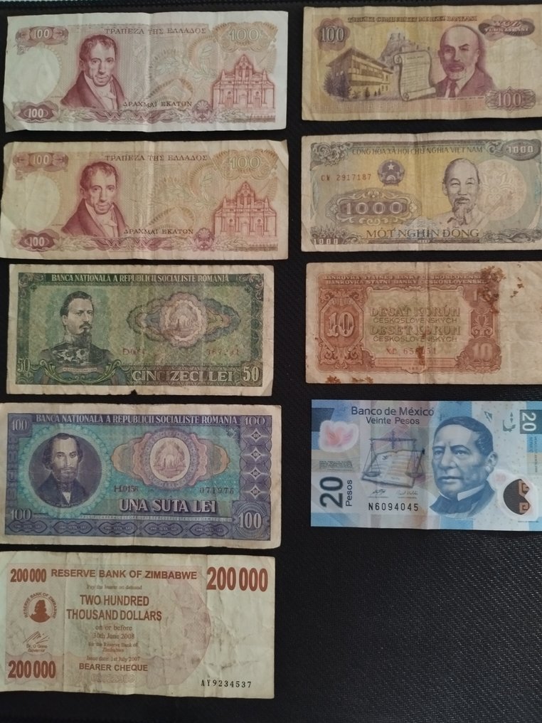 Frankrijk. Lot de billet , médaille et jeton . Europe et monde . La plupart en très bon état . (Zonder minimumprijs) #3.2