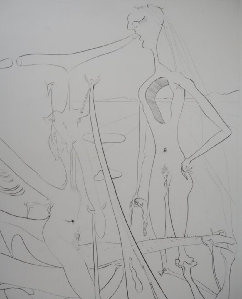 Salvador Dali (1904-1989) - Infraterrestre adorés par Dali #3.2