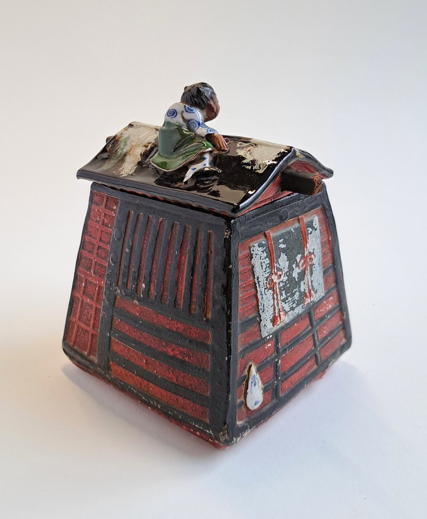 Jar - Ceramic - Japanese Sumida River #4.3