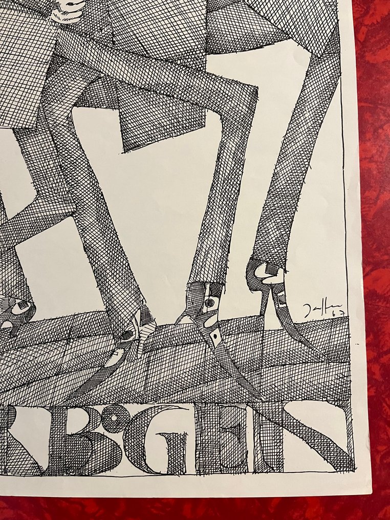 Horst Janssen (1929-1995) - Horst Janssen (1929-1995) - Von der Überlegung - Paradoxe - Lata 60. #4.3