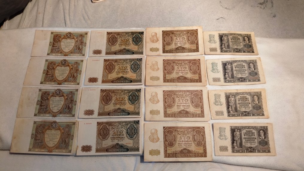 Poland. - 16 banknotes - various dates  (No Reserve Price) #1.0