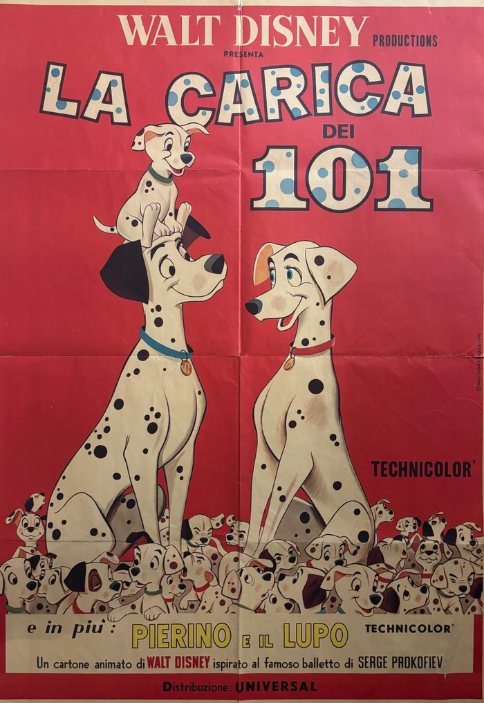 Universal - First Edition Italia - La Carica dei 101, distribuzione Universal #1.0