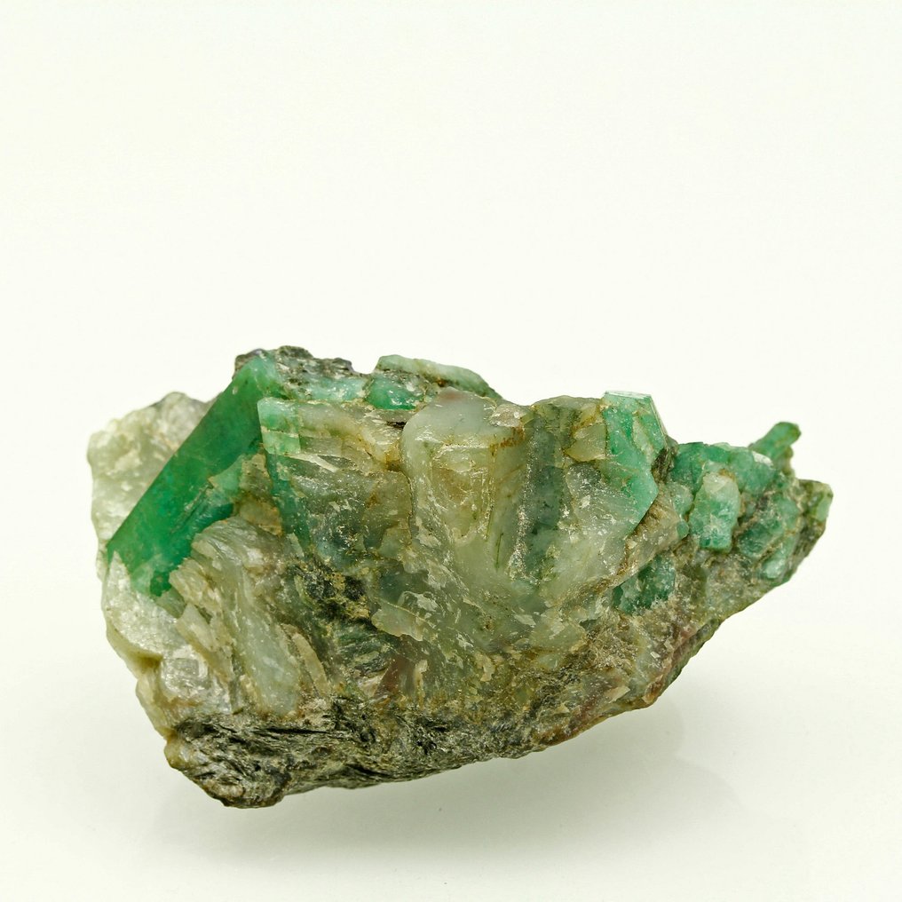 No reserve! Fine Sarnaíba emerald. Crystals - Height: 6.5 cm - Width: 4.4 cm- 100.5 g #3.2