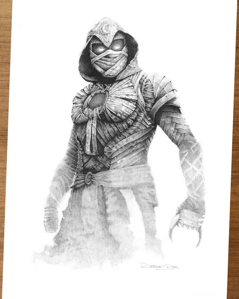 Joaquin Ramal - 1 Fine Art Print - Moon Knight - Embossed Edition #1.0