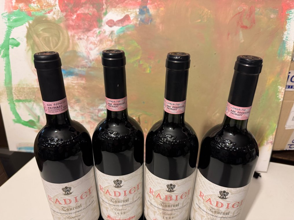 1998 & 1999 x3 Taurasi Radici, Mastroberardino - 坎帕尼亚 Riserva - 4 Bottles (0.75L) #4.3