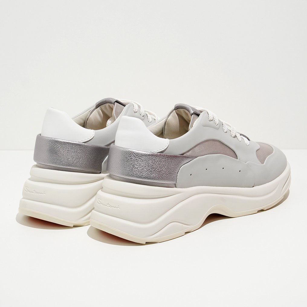 Santoni - Sneaker Grigio Chunky - Sneakers - Size: EU 40 - New with tags #1.0