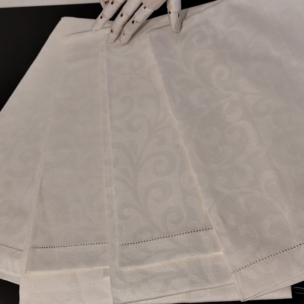 Set 4 Asciugamano - Fiandra di Lino - No Reserve Price - Asciugamano (4) - 110 cm - 68 cm #1.0