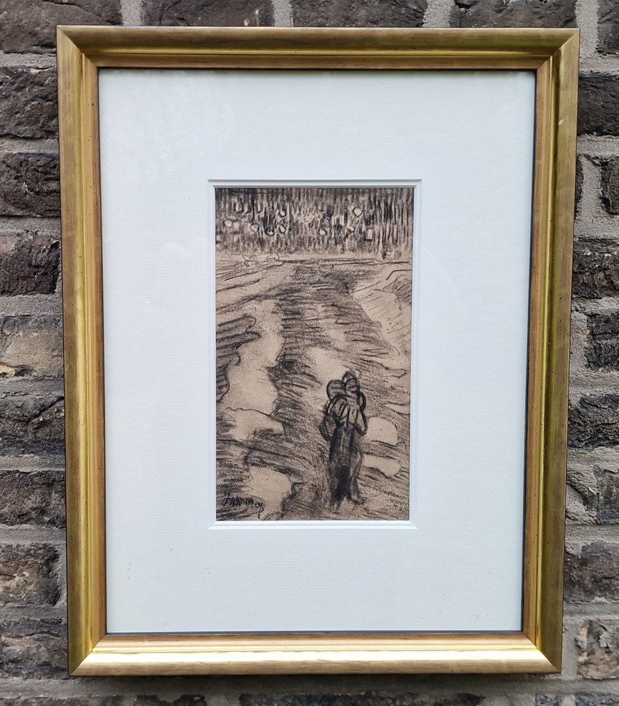 Johannes Theodorus Toorop (1858-1928) - Landschap met figuren #1.0