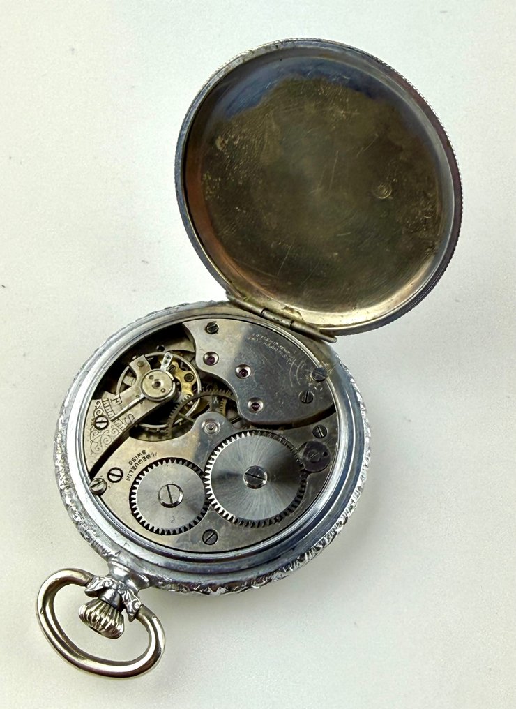 Swiss made - Antique erotic pocket watch with moving automaton - 1900-1949 #1.0