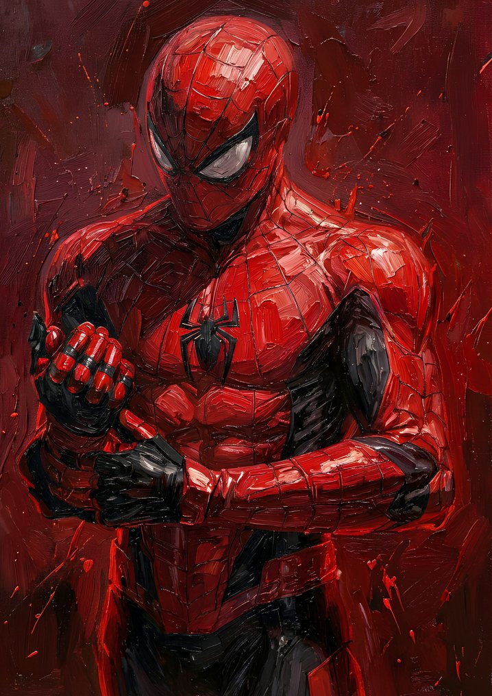 Boriani - Spiderman, oil limited new edition 1/20 #1.0