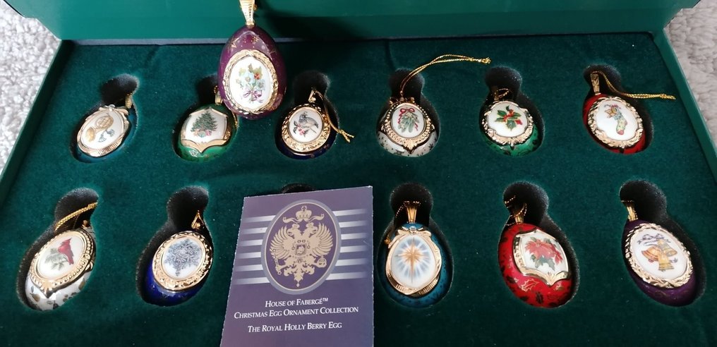 圣诞小饰品 Faberge - 镀金 #1.0