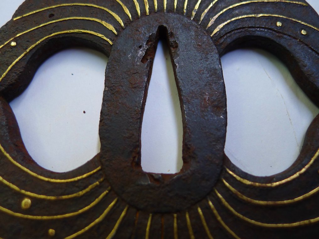 美丽的金镶嵌银杏叶图案大铁甲，附NTKK证书 - 日本 - 江戶時代（1600-1868） #3.2