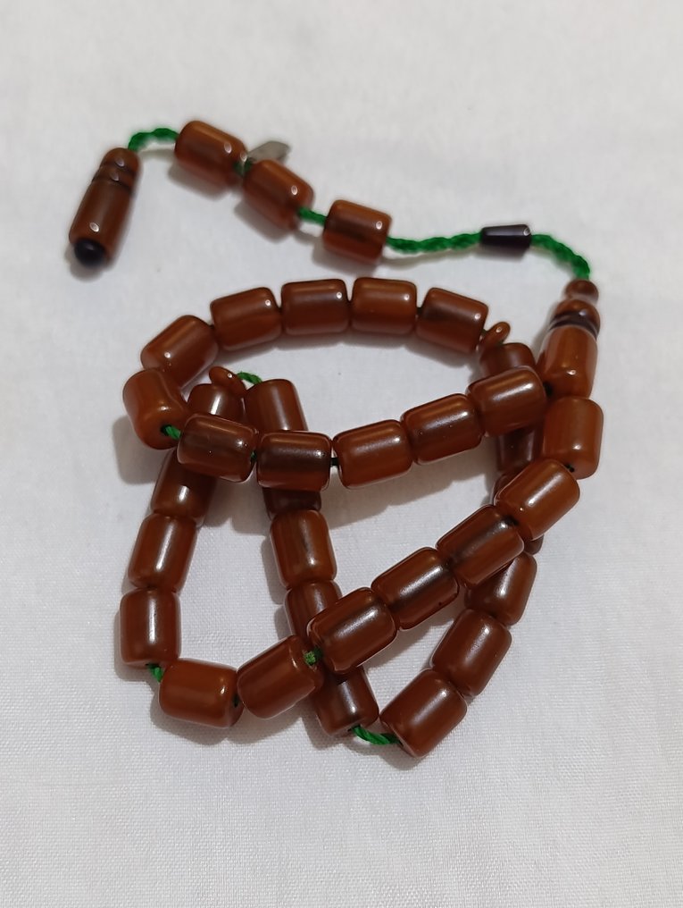  Chapelet - Ambre - 1970-1980 - Chapelet rare  #2.1