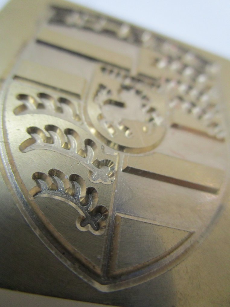 Γραφείο διανομέων έκδοσης Universal - αποκλειστική σφραγίδα για την υπογραφή σημαντικών εγγράφων - - Porsche - metal #2.1