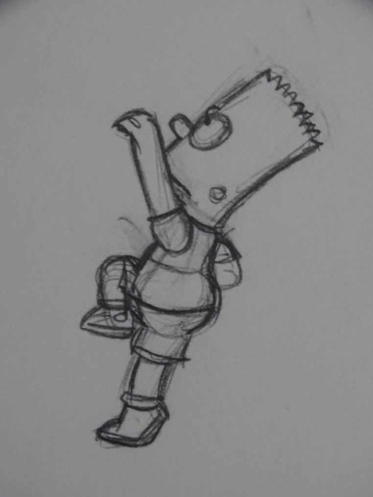 Matt Groening - 1 Original drawing - The Simpsons - The Simpsons,  Bart Simpson #1.0