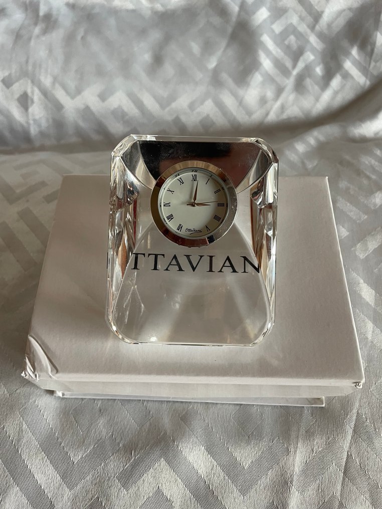 Επιτραπέζιο ρολόι - Ottaviani -   Κρύσταλλο - Fine XX Secolo - Ιταλία - Ρολόι τραπεζιού/γραφείου #1.0