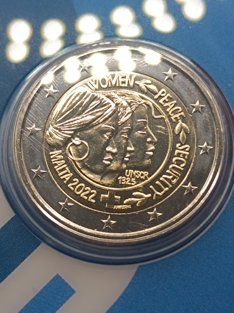 Μάλτα. 2 Euro 2022 "Women Peace and Security"  (χωρίς τιμή ασφαλείας) #4.3