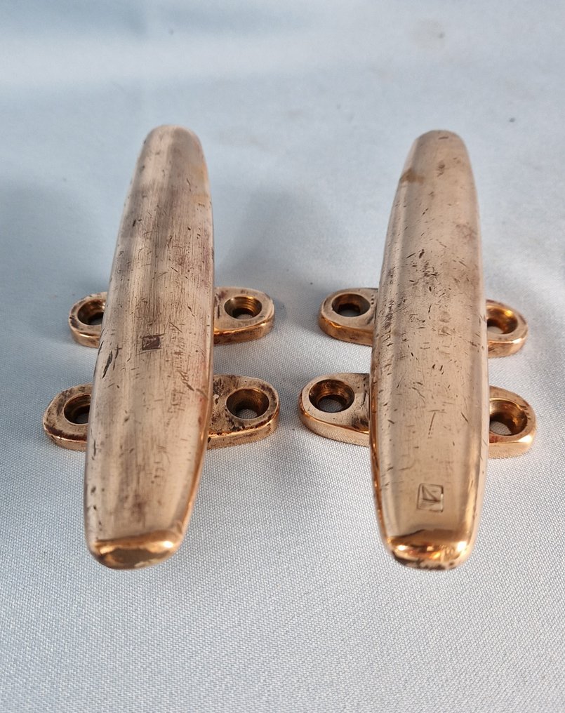 船舶設備和裝置  (2) - Prachtige sierlijke messing kikkers - 黃銅 #4.3